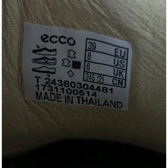 Ecco Soft 7 Womans 8 Shoes Patent Leather Platform Cap‎ Toe Slip On Sneakers - Picture 13 of 16